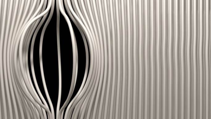 线纹抽象窗帘动画高端房地产艺术创意设计光