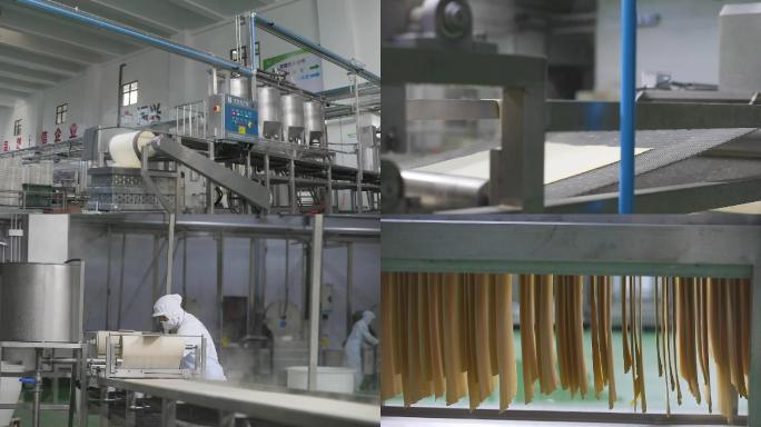 千张制作过程 豆制品制作