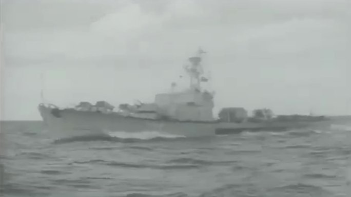 60年代军舰声呐反潜训练