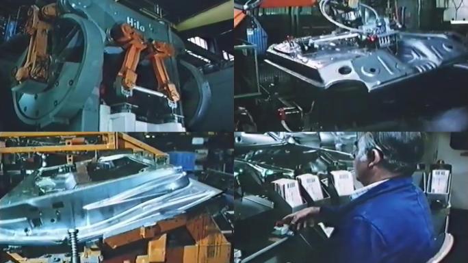 70年代德国大众汽车制造厂生产线