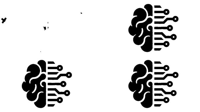 人工智能、商业线条绘制动画