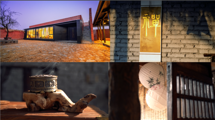 古装民宿农家乐，禅意惬意生活，烧烤喝茶