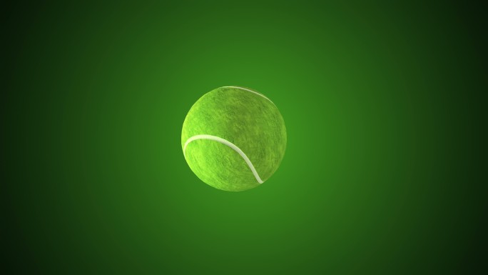 网球三维3d模型建模运动球体