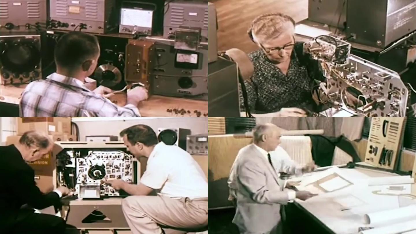 50年代电视机产业生产制造组装厂