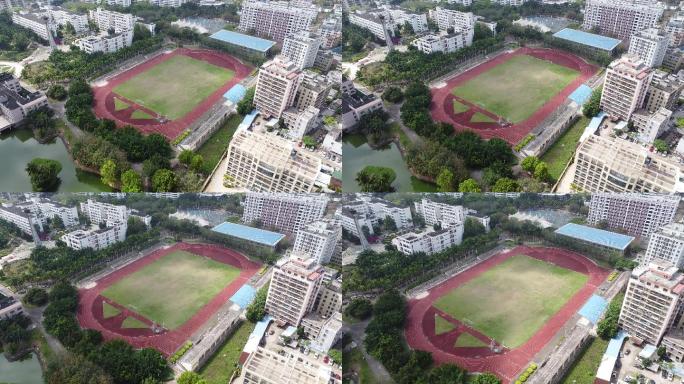 海南医学院体育场航拍