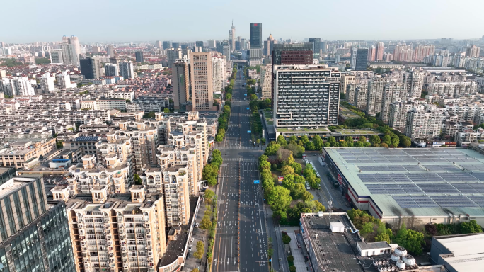 上海封控，城市空荡2022.4.5