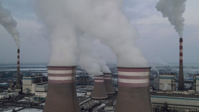 火力发电站环境污染白烟