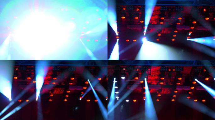 舞台灯光射灯光效光线照射场景打光