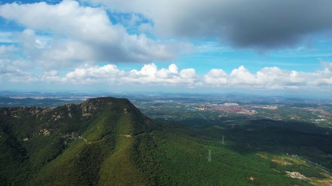 高山平原白云航拍素材