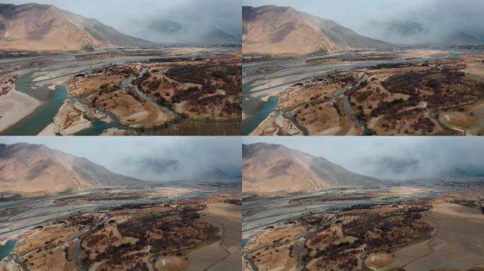 江河上游视频云雾缭绕青藏高原长江黄河源头