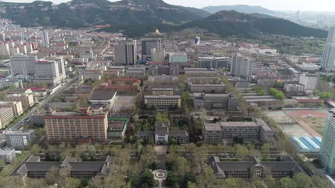 航拍山东师范大学1