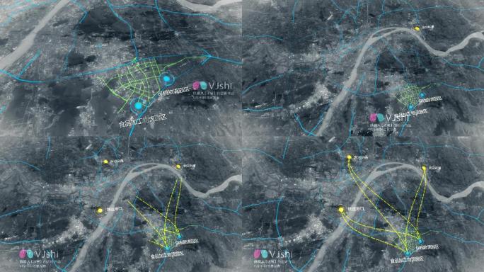 武汉地图规划AE模版