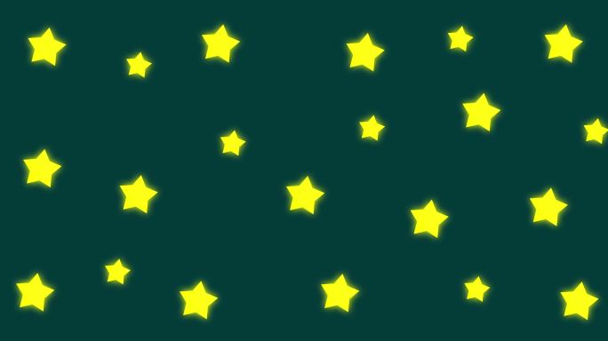 星形背景卡通背景绿色星星