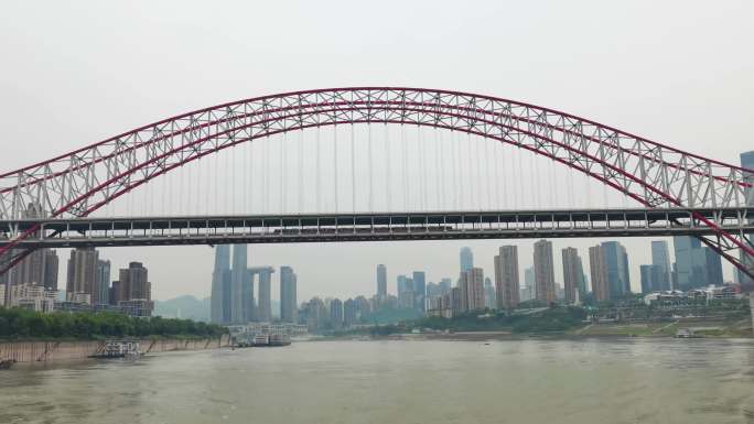 重庆长江大桥全景