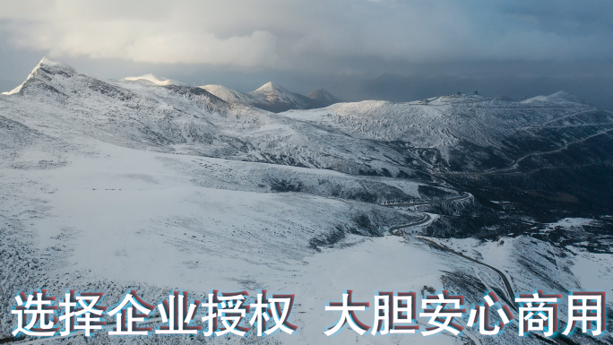 雪山视频青藏高原常年积雪山川西藏风光