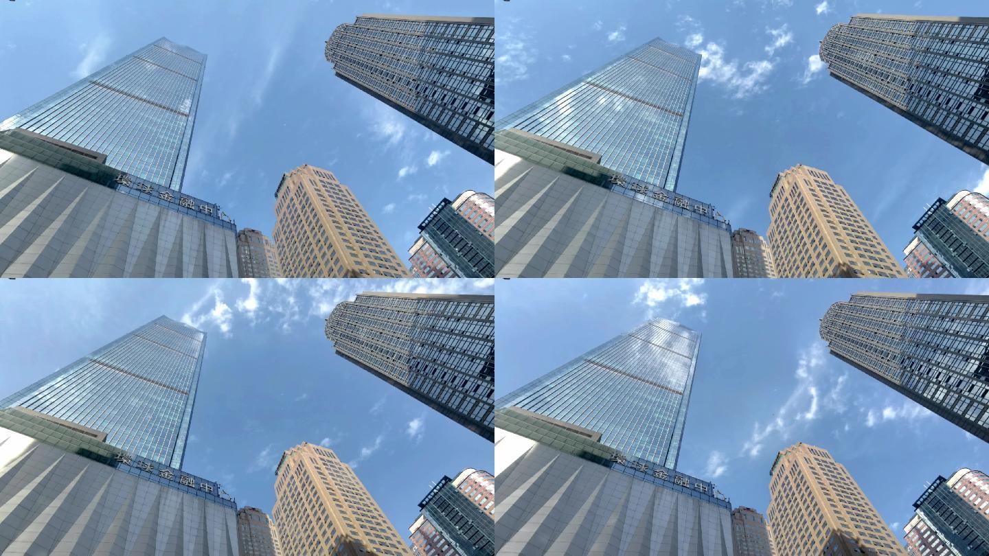 重庆环球金融中心延时 重庆城市 玻璃幕墙