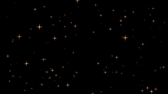 夜空闪烁的星星背景简约抽象