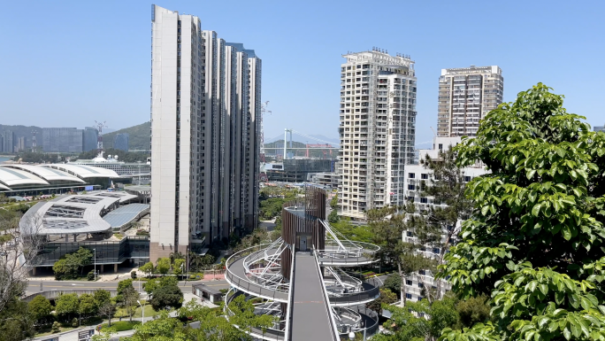 4k山海步道 空中步道 狐尾山厦门出行