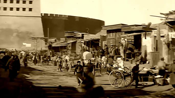 1920年代北京前门大街大栅栏（4K修复