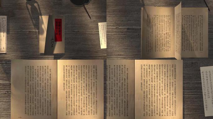 《中国社会各阶级的分析》翻书4K动画