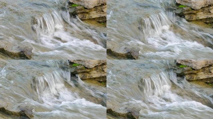 假山瀑布小溪流水