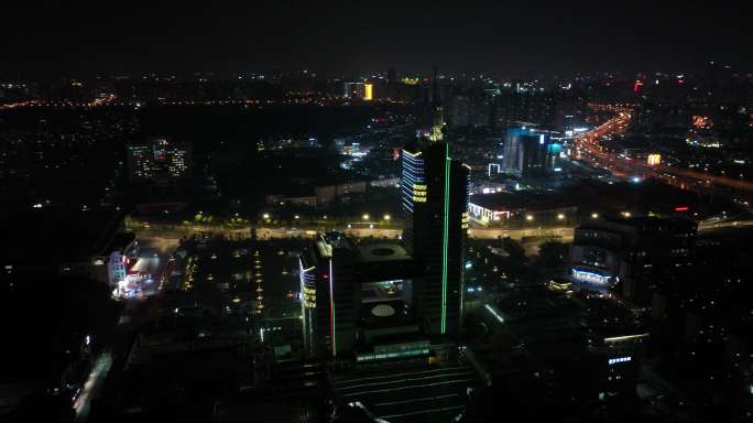 5K夜幕下的湖南广电大楼