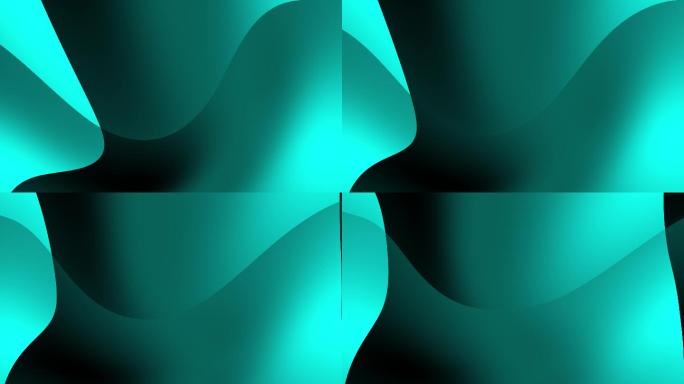 抽象彩色波浪背景特效视频扁平简约