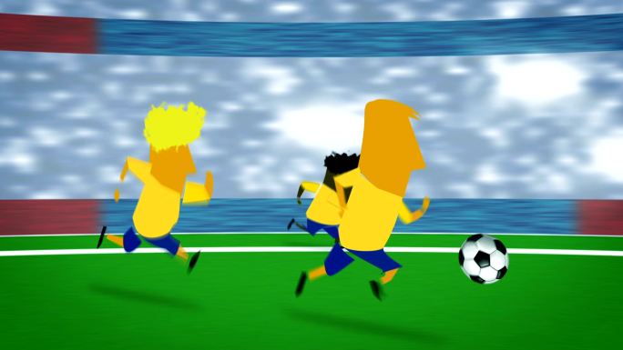 足球动画动漫特效视频可爱