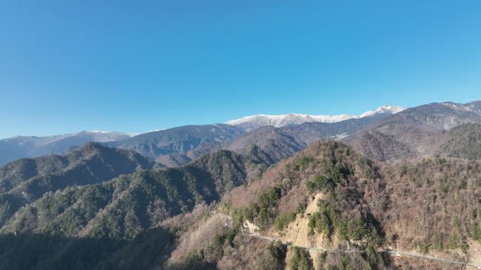 太白山航拍素材