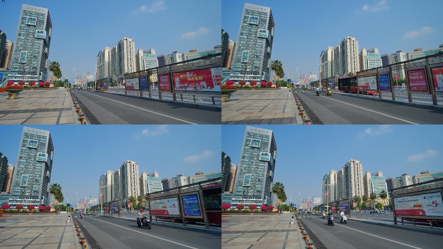 广西南宁民族大道街景