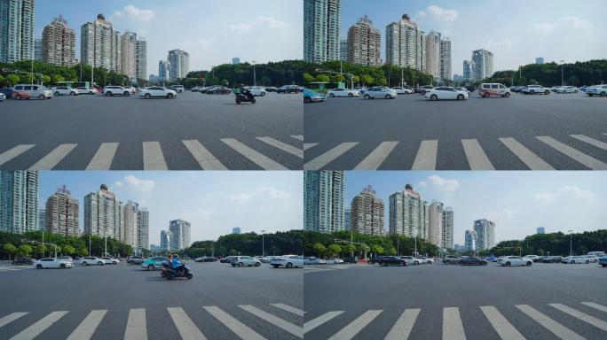 广西南宁民族大道街景