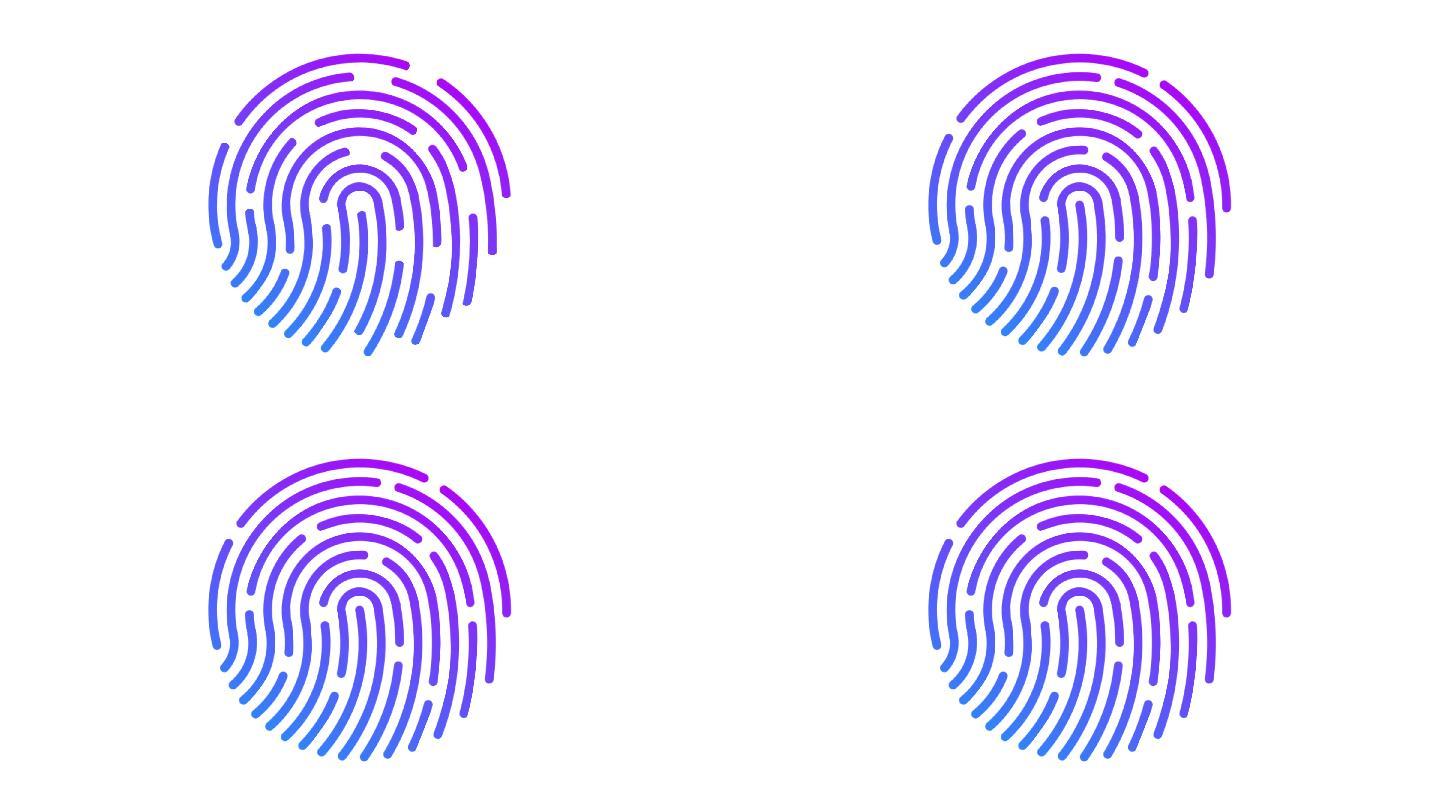 指纹读取器动画指纹交互设计指纹解锁
