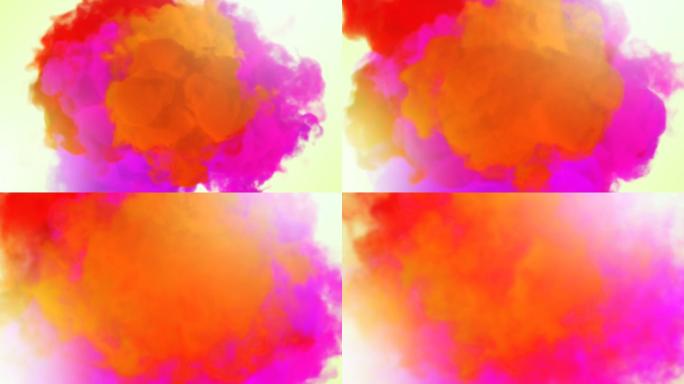 火药爆炸动画抽象意境概念唯美光影色彩艺术
