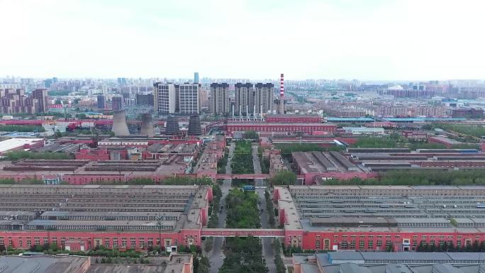 长春中国第一汽车制造厂航拍  一汽