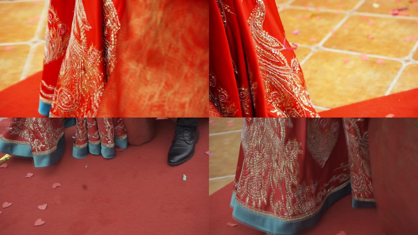 新郎新娘走红毯