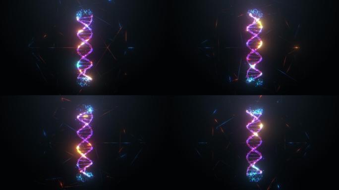DNA链动画生物基因遗传