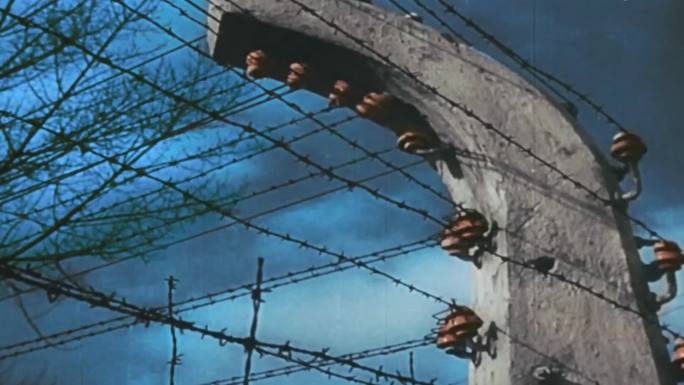 40年代二战犹太人受难监狱铁丝网