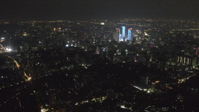 4K-log-航拍南京城市万家灯火