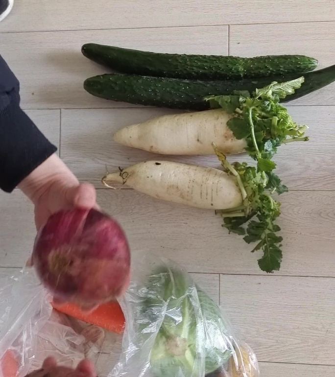上海菜品蔬菜包开箱