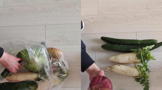 上海菜品蔬菜包开箱