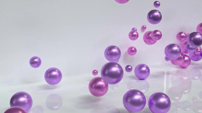 紫色球体动画曲线背景霓虹灯颜色波浪图案