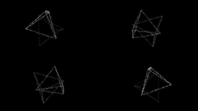 立方体几何图形立体锥形运动转动