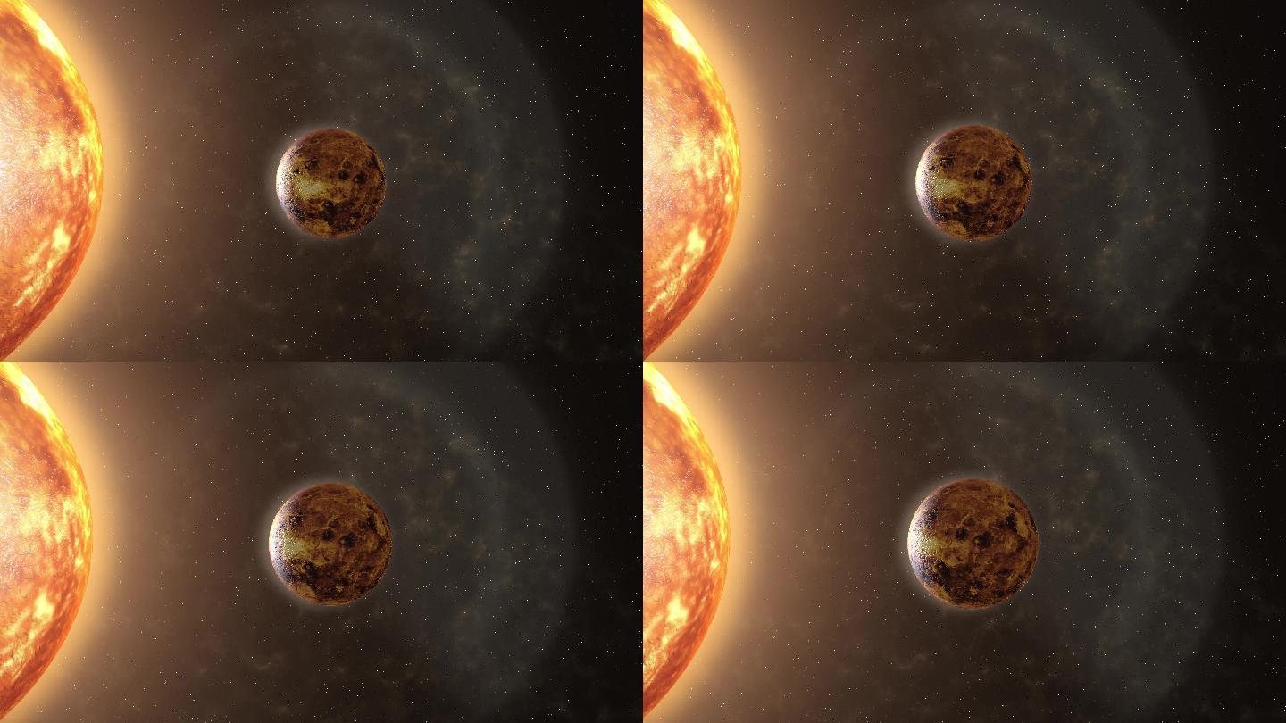 金星动画太阳系银河系星际穿越星球