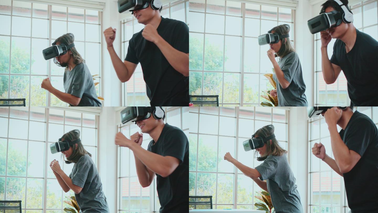 虚拟现实模拟器AR眼睛VR眼镜3d游戏