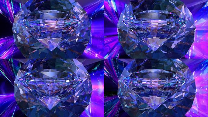 抽象砖石闪光背景水晶球体钻石动感玻璃球体