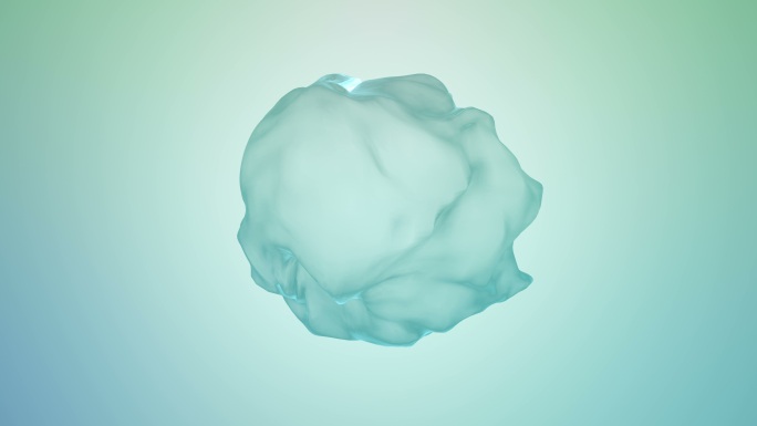 抽象分形球体动画特效动画合成元素光效