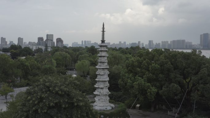 杭州西湖景区白塔公园唯美航拍