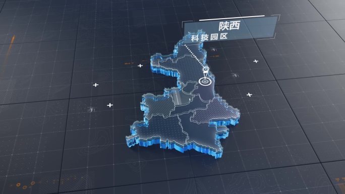 陕西地图板块