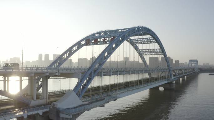 杭州城市复兴大桥四桥震撼航拍