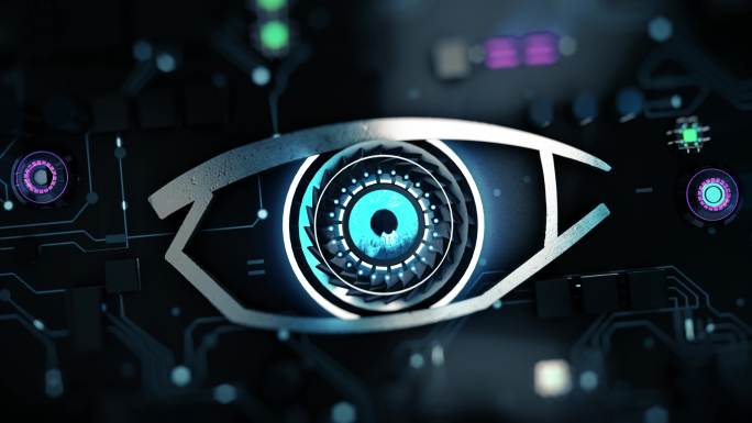 3D数字机器人眼睛